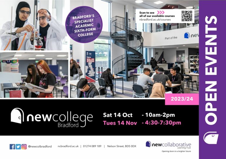 Open Events New College Bradford